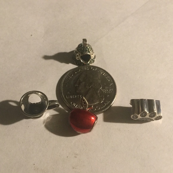 AUCTION PRICE👩🏻‍⚖️ Apple Charm Bead 925 - Picture 3 of 4